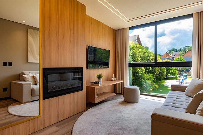 Apartamento de 2 suítes no Centro de Gramado