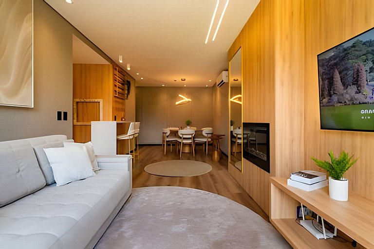 Apartamento de 2 suítes no Centro de Gramado