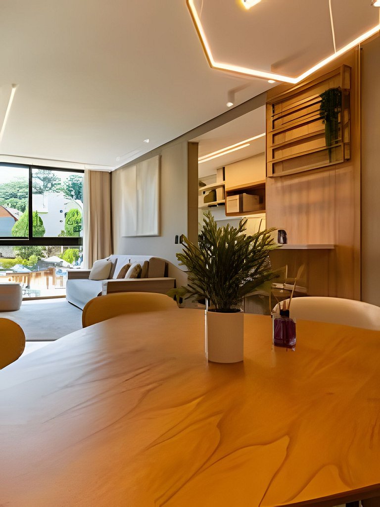 Apartamento de 2 suítes no Centro de Gramado